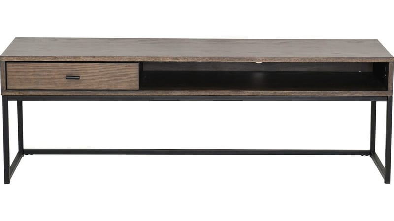 TV-benk Eiknor 120 cm - Brunlakkert eik - Møbler - TV- & Mediamøbler - TV benk & mediabenk