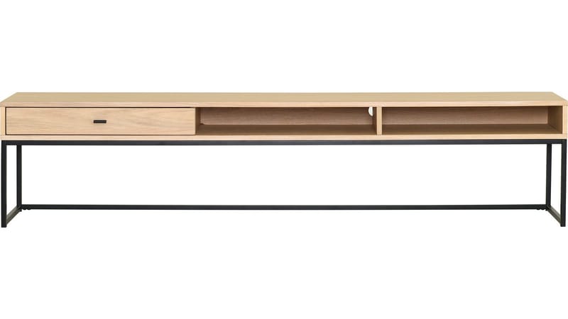 TV-benk Eiknor 180 cm - Hvitpigmentert eikefinér - Møbler - TV- & Mediamøbler - TV benk & mediabenk