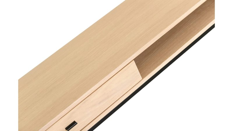 TV-benk Eiknor 180 cm - Hvitpigmentert eikefinér - Møbler - TV- & Mediamøbler - TV benk & mediabenk