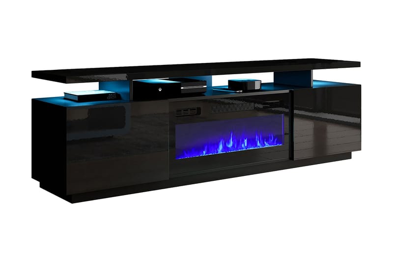 Tv-benk Eva 40x180 cm LED-belysning - TV benk & mediabenk