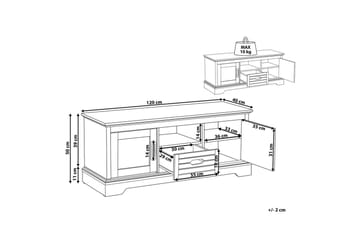 TV-benk Garet - Møbler - TV- & Mediamøbler - TV benk & mediabenk