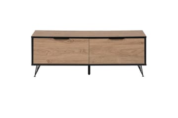 TV-benk Halston Lyst tre, svart - Lyst tre, svart - Møbler - TV- & Mediamøbler - TV benk & mediabenk