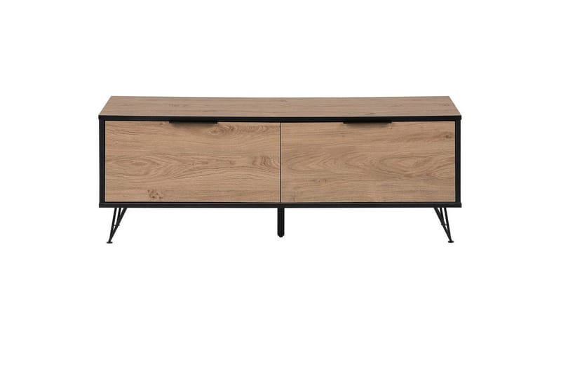 TV-benk Halston Lyst tre, svart - Lyst tre, svart - Møbler - TV- & Mediamøbler - TV benk & mediabenk