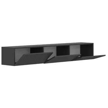 TV-benk Hanah Home Ada (180 x 28,6 x 31,4 cm) Antrasitt - Antrasitt - Møbler - TV- & Mediamøbler - TV benk & mediabenk