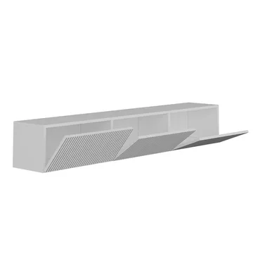 TV-benk Hanah Home Ada (180 x 28,6 x 31,4 cm) Hvit - Hvit - Møbler - TV- & Mediamøbler - TV benk & mediabenk