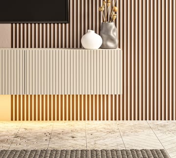 TV-benk Hanah Home Ada (180 x 28,6 x 31,4 cm) Sandstone - Sandstone - Møbler - TV- & Mediamøbler - TV benk & mediabenk