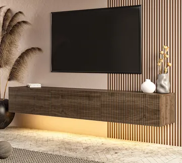 TV-benk Hanah Home Ada (180 x 28,6 x 31,4 cm) Valnøtt - Valnøtt - Møbler - TV- & Mediamøbler - TV benk & mediabenk
