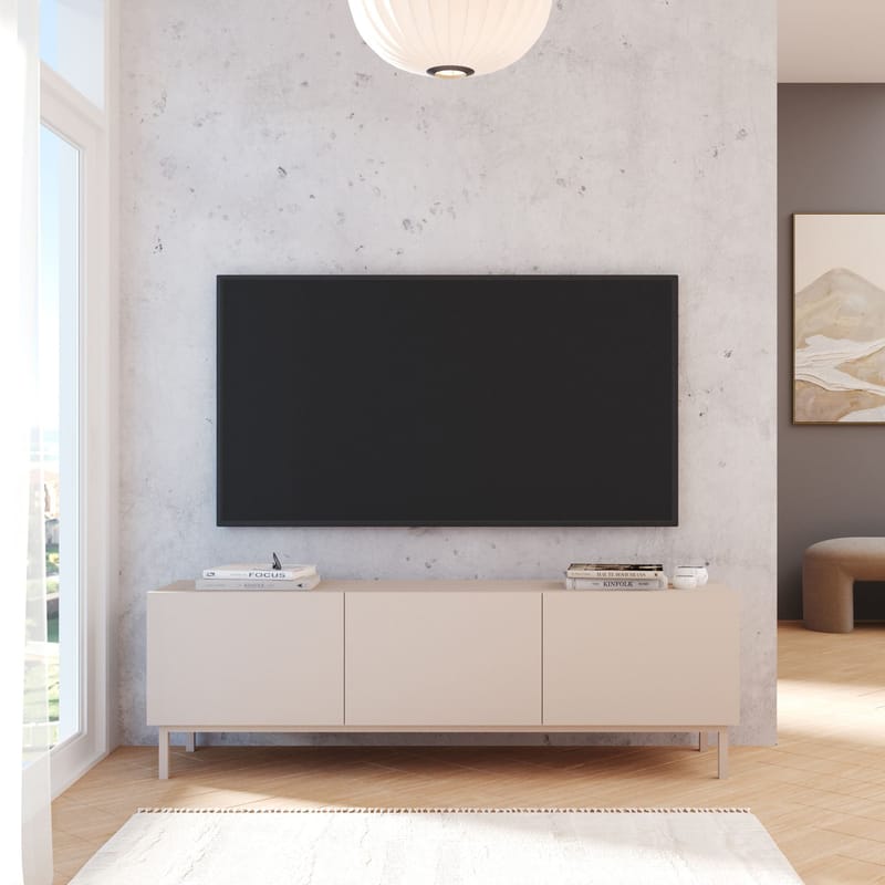 TV-benk Hanah Home Coast (150 x 47,3 x 36,8 cm) Sand - Sand - Møbler - TV- & Mediamøbler - TV benk & mediabenk