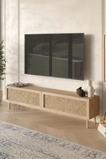 TV-benk Hanah Home Future V2 (180 x 43,3 x 31,6 cm) Eik - Eik - Møbler - TV- & Mediamøbler - TV benk & mediabenk