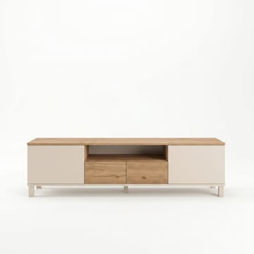 TV-benk Hanah Home Mood (180 x 49,2 x 35 cm) Sand Oak - Sand og eik - Møbler - TV- & Mediamøbler - TV benk & mediabenk