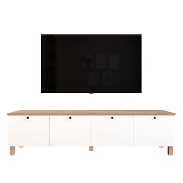 TV-benk Hanah Home Nord (180 x 45,6 x 34,1 cm) White Oak - Hvit og eik - Møbler - TV- & Mediamøbler - TV benk & mediabenk