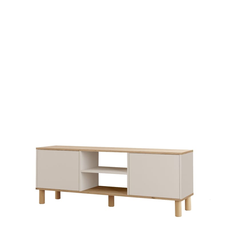 TV-benk Homitis Alston (160 x 59,1 x 40 cm) Eik kashmir