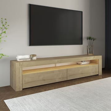 TV-benk Homitis Bati (150 x 46,8 x 36,8 cm) Sapphire Oak - Møbler - TV- & Mediamøbler - TV benk & mediabenk