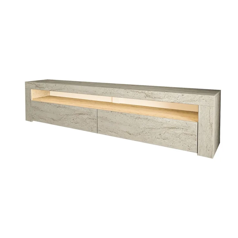TV-benk Homitis Bati (150 x 46,8 x 36,8 cm) Travertin
