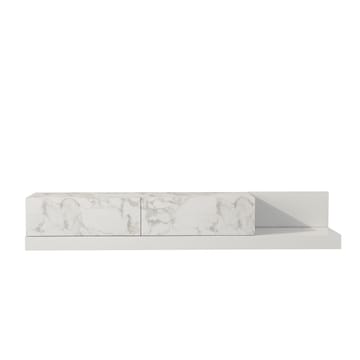 TV-benk Homitis Major (180 x 30 x 37 cm) Marmo marmor hvit - Marmo Marble og hvit - Møbler - TV- & Mediamøbler - TV benk & mediabenk