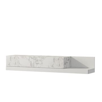 TV-benk Homitis Major (180 x 30 x 37 cm) Marmo marmor hvit - Marmo Marble og hvit - Møbler - TV- & Mediamøbler - TV benk & mediabenk