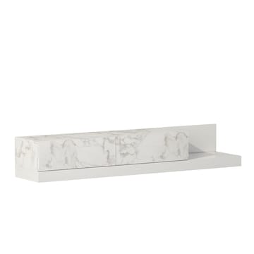 TV-benk Homitis Major (180 x 30 x 37 cm) Marmo marmor hvit - Marmo Marble og hvit - Møbler - TV- & Mediamøbler - TV benk & mediabenk