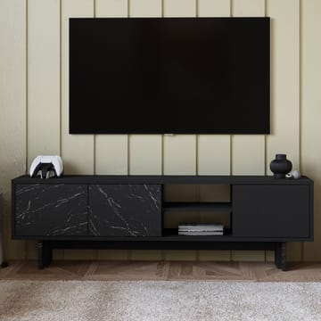 TV-benk Homitis Ravello (150 x 45 x 30 cm) Svart marmor - Møbler - TV- & Mediamøbler - TV benk & mediabenk