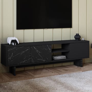 TV-benk Homitis Ravello (150 x 45 x 30 cm) Svart marmor - Møbler - TV- & Mediamøbler - TV benk & mediabenk