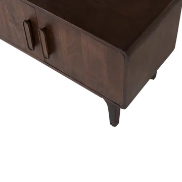 TV-benk Liya 150 cm - Mørk brun - Møbler - TV- & Mediamøbler - TV-skap