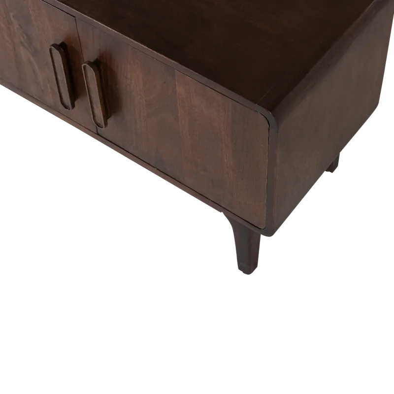 TV-benk Liya 150 cm - Mørk brun - Møbler - TV- & Mediamøbler - TV-skap