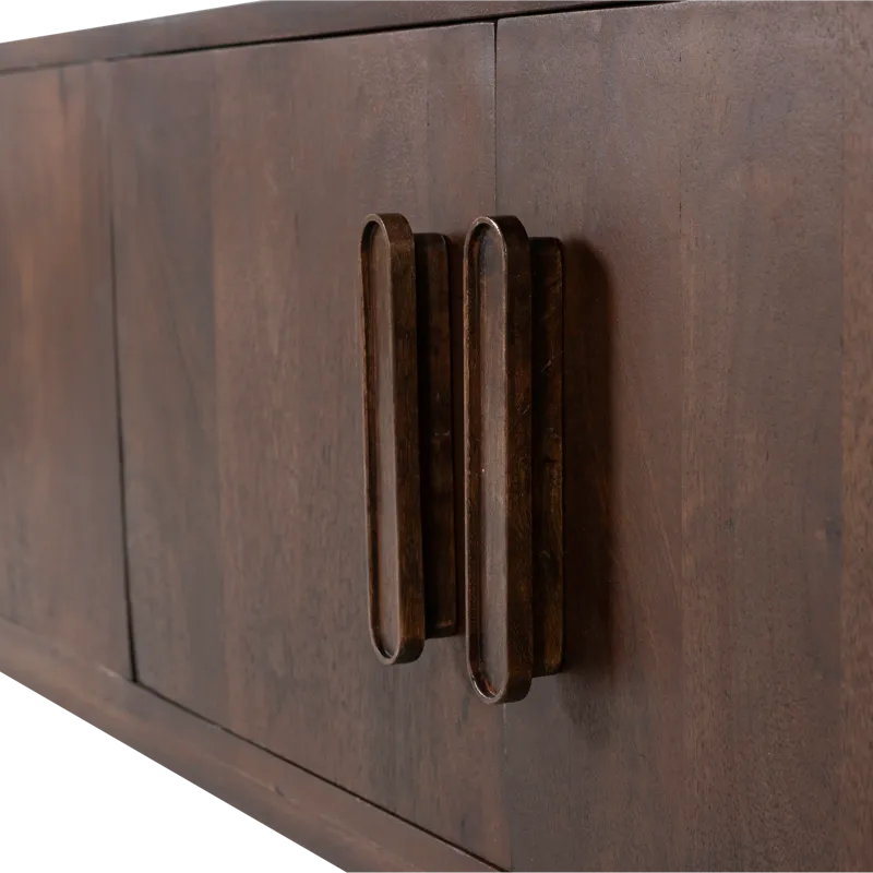 TV-benk Liya 150 cm - Mørk brun - Møbler - TV- & Mediamøbler - TV-skap