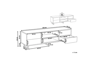 TV-benk Maine - Møbler - TV- & Mediamøbler - TV benk & mediabenk