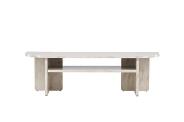 Ålesund Travertin Tv-benk 140x40 cm - Beige - Møbler - TV- & Mediamøbler - TV benk & mediabenk
