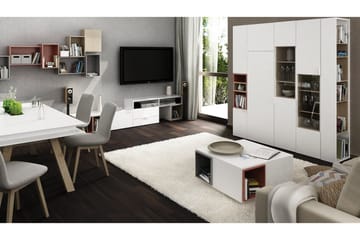 4YOU Mediabenk 187 cm Hvit - VOX - Møbler - TV- & Mediamøbler - TV benk & mediabenk