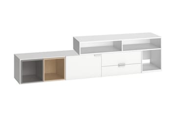 4YOU Mediabenk 187 cm Hvit - VOX - Møbler - TV- & Mediamøbler - TV benk & mediabenk
