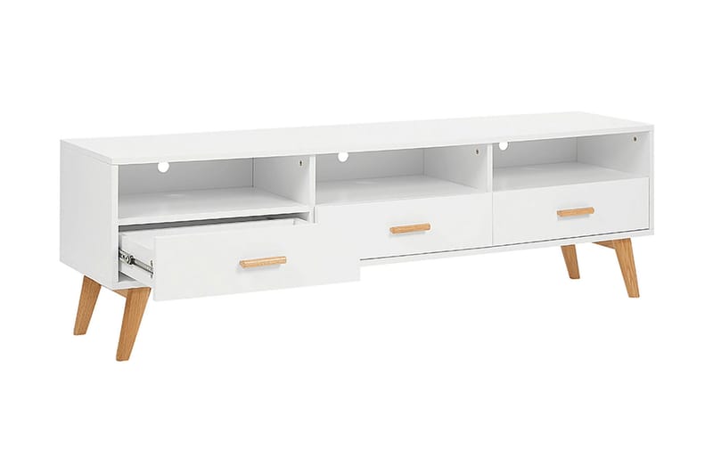 Alfambra TV-Benk 180 cm - Hvit - Møbler - TV- & Mediamøbler - TV benk & mediabenk