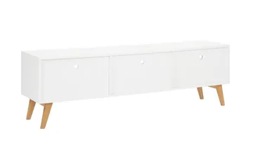 Alfambra TV-Benk 180 cm - Hvit - Møbler - TV- & Mediamøbler - TV benk & mediabenk