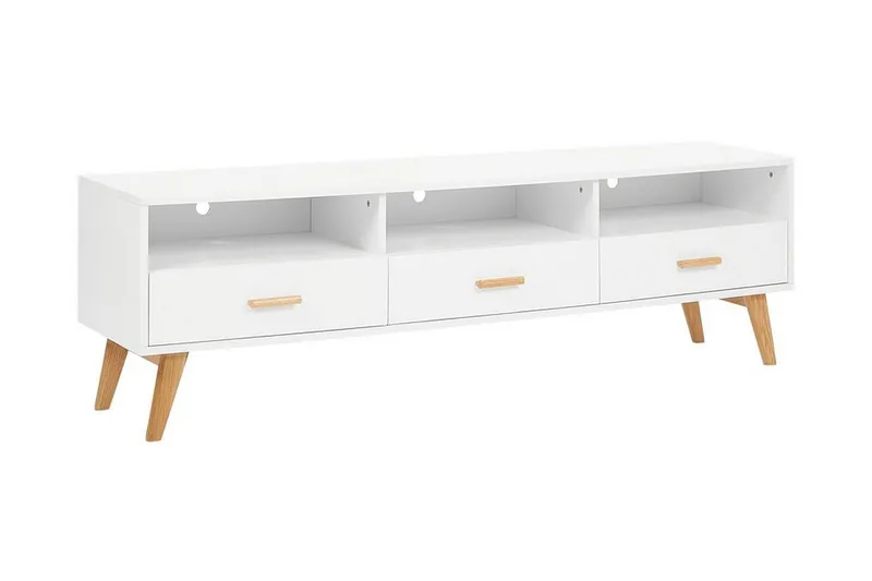 Alfambra TV-Benk 180 cm - Hvit - Møbler - TV- & Mediamøbler - TV benk & mediabenk