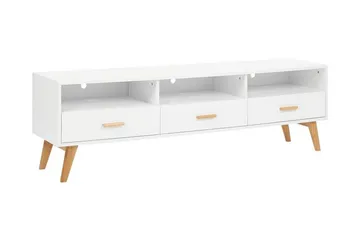 Alfambra TV-Benk 180 cm - Hvit - Møbler - TV- & Mediamøbler - TV benk & mediabenk