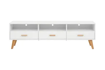 Alfambra TV-Benk 180 cm - Hvit - Møbler - TV- & Mediamøbler - TV benk & mediabenk