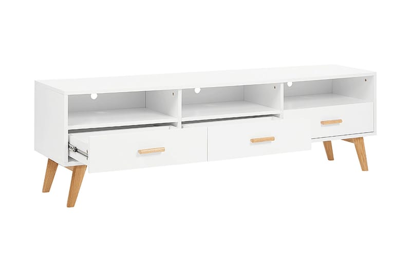 Alfambra TV-Benk 180 cm - Hvit - Møbler - TV- & Mediamøbler - TV benk & mediabenk