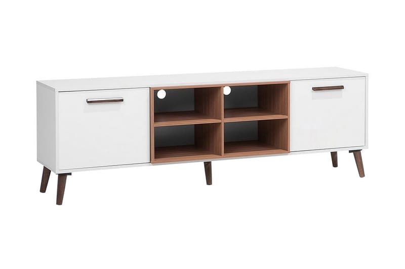 Alloa TV-benk 40x180 cm, Hvit