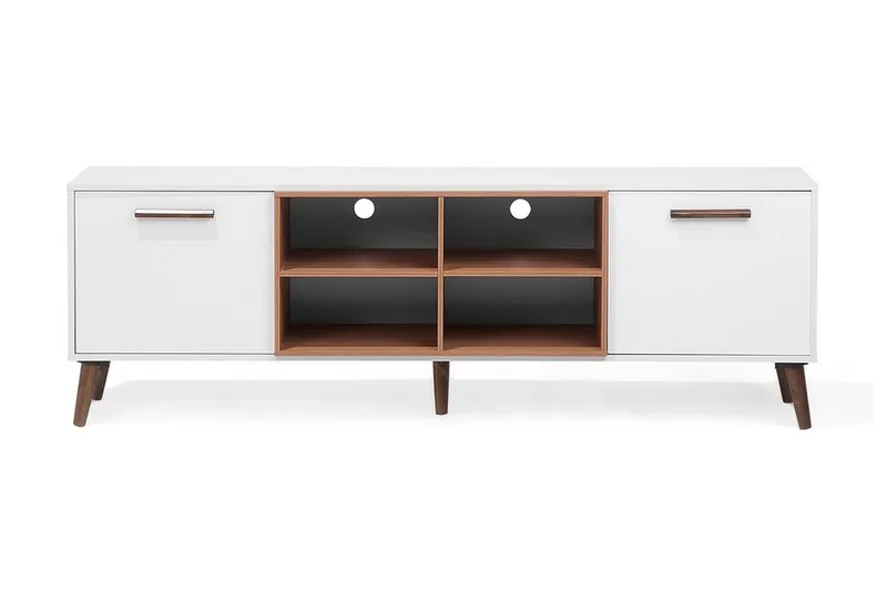 Alloa TV-benk 40x180 cm - Hvit - Møbler - TV- & Mediamøbler - TV benk & mediabenk