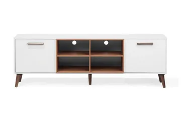 Alloa TV-benk 40x180 cm - Hvit - Møbler - TV- & Mediamøbler - TV benk & mediabenk