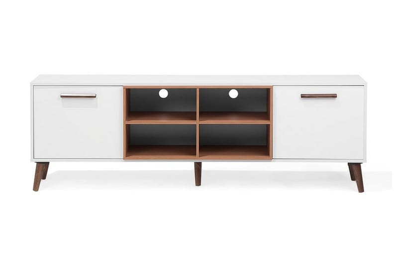 Alloa TV-benk 40x180 cm - Hvit - Møbler - TV- & Mediamøbler - TV benk & mediabenk