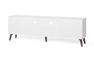 Alloa TV-benk 40x180 cm - Hvit - Møbler - TV- & Mediamøbler - TV benk & mediabenk