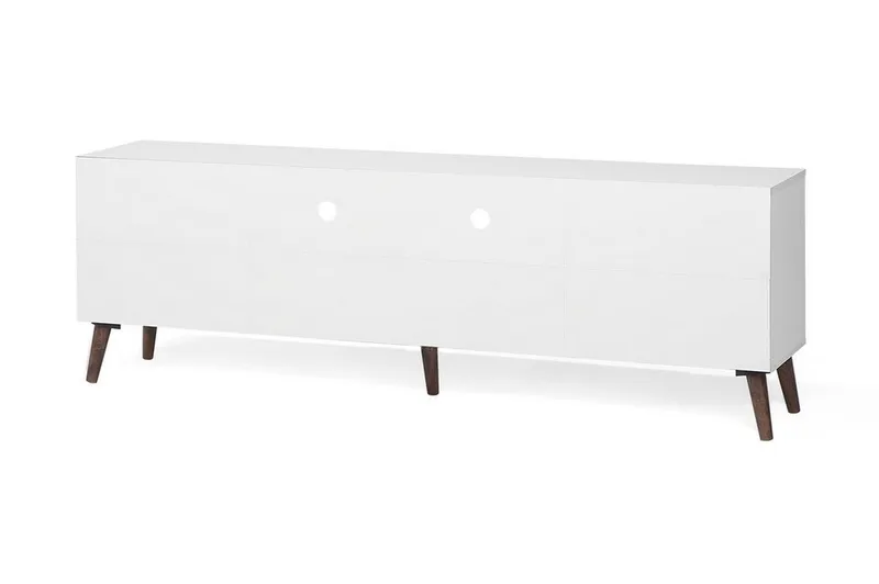 Alloa TV-benk 40x180 cm - Hvit - Møbler - TV- & Mediamøbler - TV benk & mediabenk