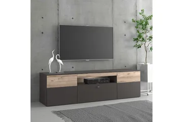 Ameysford TV-Benk 209,8 cm - Grå/Brun - Møbler - TV- & Mediamøbler - TV benk & mediabenk
