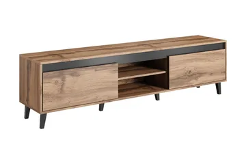 Amshyttan Tv-benk 170 cm - Natur/Antrasitt - Møbler - TV- & Mediamøbler - TV benk & mediabenk