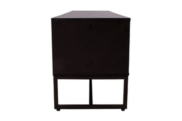 Amsterdam TV-nivå 160 cm Eik/Svart - Møbler - TV- & Mediamøbler - TV benk & mediabenk