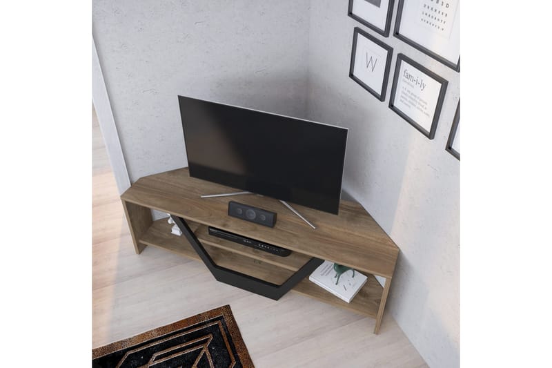 Andifli Tv-benk 120x36,8 cm - Brun - Møbler - TV- & Mediamøbler - TV benk & mediabenk