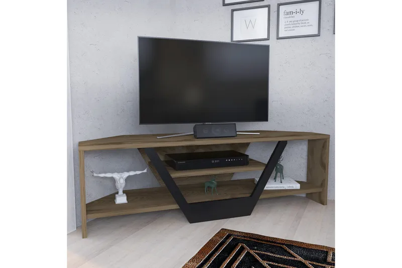 Andifli Tv-benk 120x36,8 cm, Brun