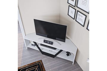 Andifli Tv-benk 120x36,8 cm - Hvit - Møbler - TV- & Mediamøbler - TV benk & mediabenk