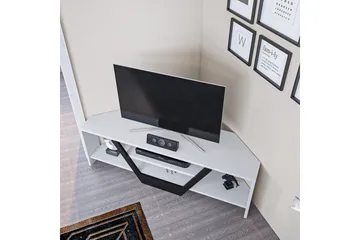 Andifli Tv-benk 120x36,8 cm - Hvit - Møbler - TV- & Mediamøbler - TV benk & mediabenk