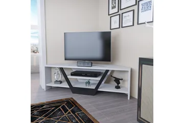 Andifli Tv-benk 120x36,8 cm - Hvit - Møbler - TV- & Mediamøbler - TV benk & mediabenk
